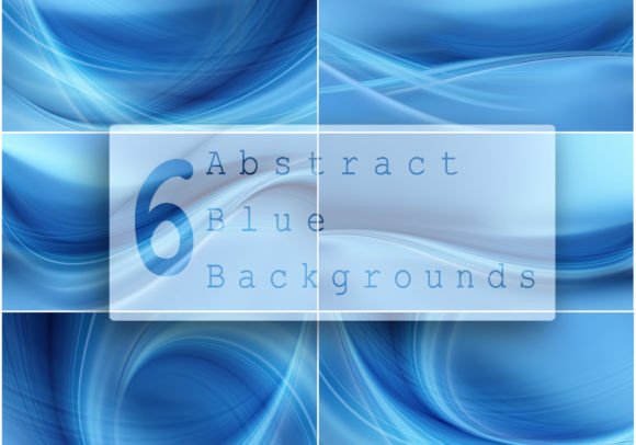 Abstract Blue Backgrounds: A Versatile Design Resource for Creative Projects