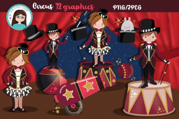 Circus Time Cliparts: A Versatile Digital Asset for Creative and Professional Projects