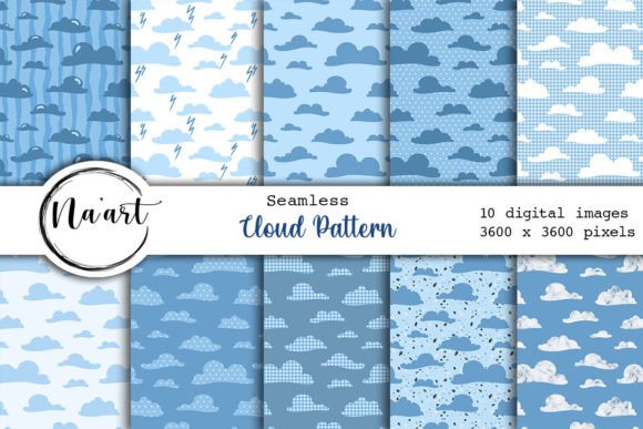 Cloud Pattern: A Versatile Design Asset for Modern Creatives
