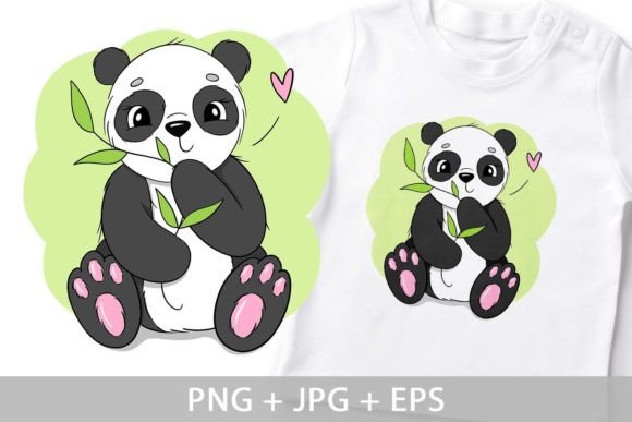 Cute Panda Bear for Creative Projects