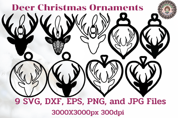 Deer Christmas Ornaments: A Versatile Addition to Your Holiday Creations