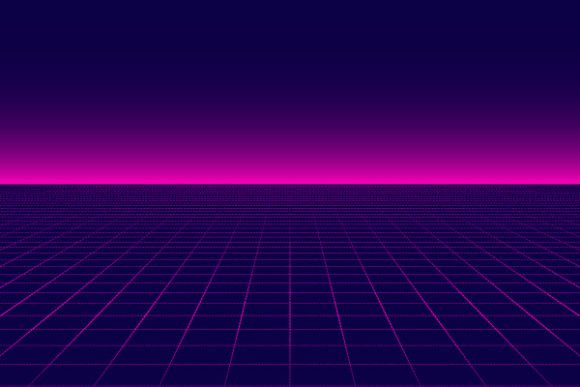 Digital Grid Background of 80s Vector: A Strategic Design Asset for Modern Creativity