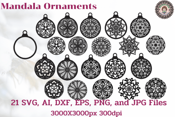 Mandala Ornaments for Creative Projects