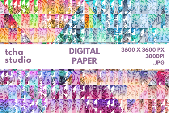 Marble Liquid Abstract Digital Papers: A Versatile Design Resource for Creative Professionals