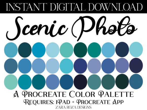 Scenic Photo Procreate Color Palette