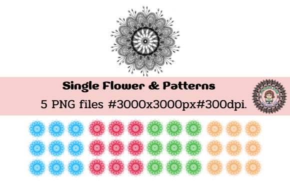 Single Flower Patterns: A Versatile Design Element for Creative Projects