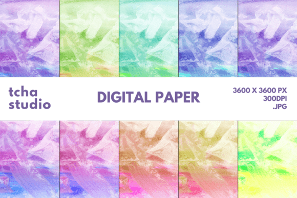 Watercolor Background Digital Papers 9